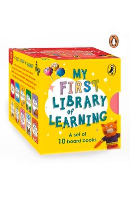 My First Library of Learning: Box Set, Complete Collection of 10 Early Learning Board Books for Super Kids, 0 to 3