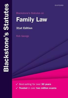 Blackstone's Statutes on Family Law