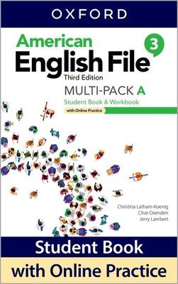 American English File Level 3 Student Book/Workbook Multi-Pack a with Online Practice