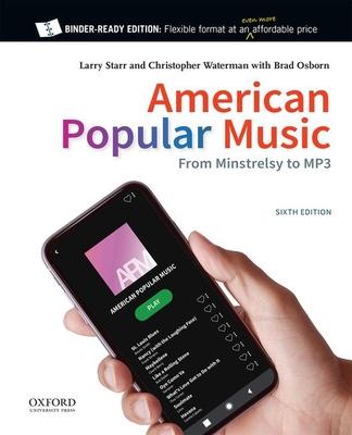 American Popular Music: From Minstrelsy to MP3