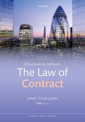 Osullivan & Hilliards the Law of Contract 11E Paperback