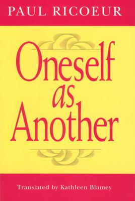 Oneself as Another