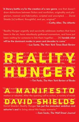 Reality Hunger: A Manifesto