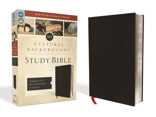 NIV, Cultural Backgrounds Study Bible, Bonded Leather, Black: Bringing to Life the Ancient World of Scripture