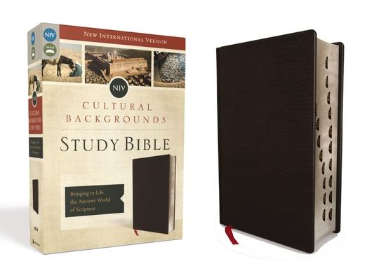 NIV, Cultural Backgrounds Study Bible, Indexed, Bonded Leather: Bringing to Life the Ancient World of Scripture