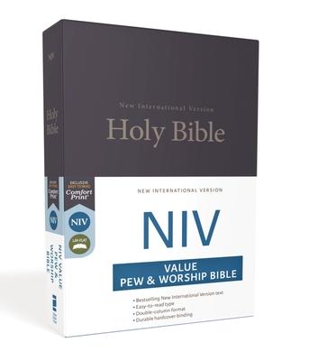 NIV, Value Pew and Worship Bible, Hardcover, Blue