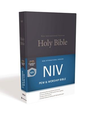 NIV, Pew and Worship Bible, Hardcover, Blue