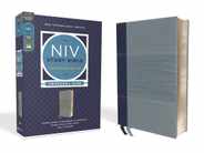 NIV Study Bible, Fully Revised Edition, Personal Size, Leathersoft, Navy/Blue, Red Letter, Comfort Print Subscription
