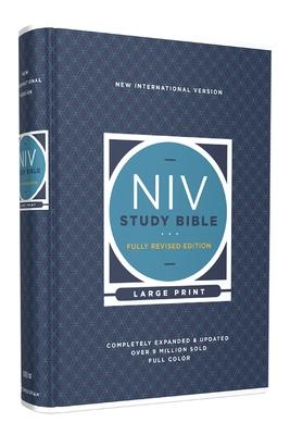 NIV Study Bible, Fully Revised Edition, Large Print, Hardcover, Red Letter, Comfort Print