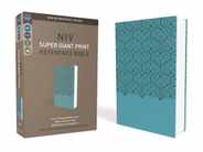 NIV, Super Giant Print Reference Bible, Imitation Leather, Blue, Red Letter Edition Subscription