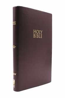 Niv, Gift and Award Bible, Leather-Look, Burgundy, Red Letter Edition, Comfort Print