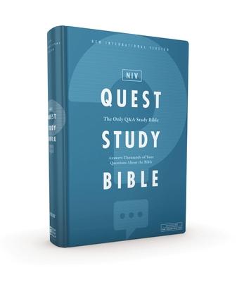 Niv, Quest Study Bible, Hardcover, Comfort Print: The Only Q and A Study Bible