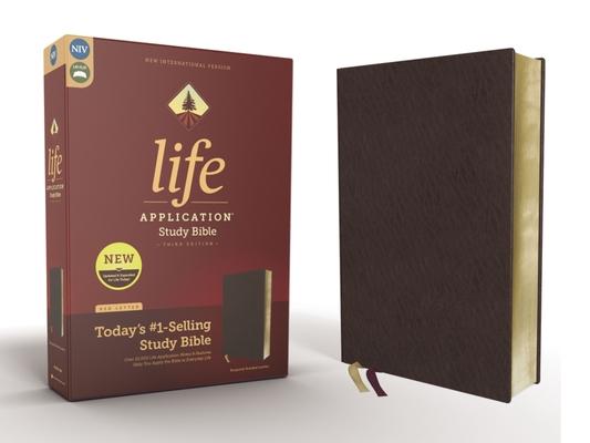 Niv, Life Application Study Bible, Third Edition, Bonded Leather, Burgundy, Red Letter Edition