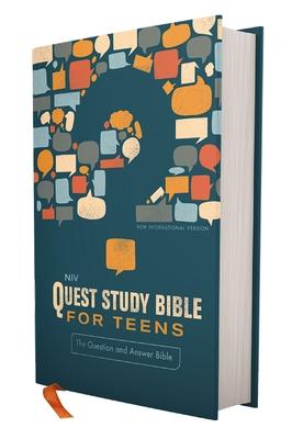 Niv, Quest Study Bible for Teens, Hardcover, Navy, Comfort Print: The Question and Answer Bible