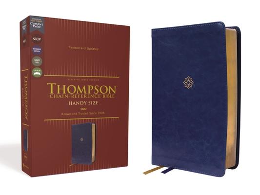 Nkjv, Thompson Chain-Reference Bible, Handy Size, Leathersoft, Navy, Red Letter, Comfort Print