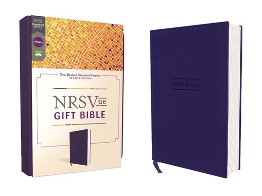 Nrsvue, Gift Bible, Leathersoft, Blue, Comfort Print