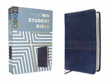 Niv, Student Bible, Personal Size, Leathersoft, Navy, Comfort Print
