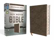 Niv, Boys' Bible, Leathersoft, Brown Camo, Thumb Indexed Tabs, Comfort Print Subscription