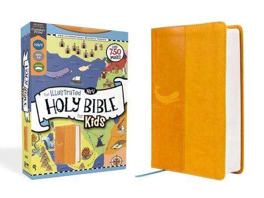 Nirv, the Illustrated Holy Bible for Kids, Leathersoft, Yellow, Full Color, Comfort Print: Over 750 Images