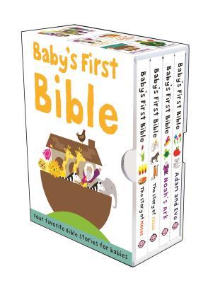 Baby's First Bible Boxed Set: The Story of Moses, the Story of Jesus, Noah's Ark, and Adam and Eve