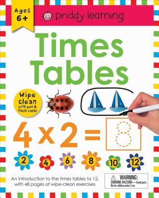 Wipe Clean Workbook: Times Tables (Enclosed Spiral Binding): Ages 6+; Wipe-Clean with Pen & Flash Cards