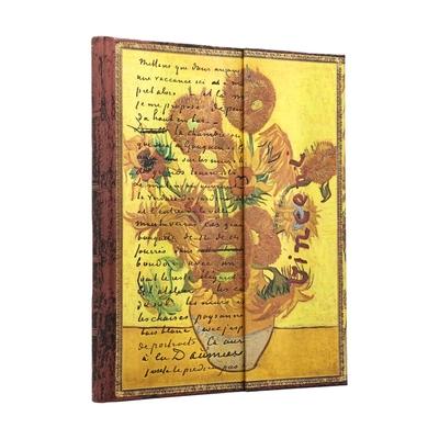 Van Gogh, Sunflowers Ultra Lined Hardcover Journal, 144pg, 120gsm, the Van Gogh Museum Collection by Paperblanks (Embellished Manuscripts Collection) Subscription