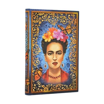 The Colourful Portrait Mini Unlined Hardcover Journal, 176pg, 85gsm by Paperblanks (Viva Frida)