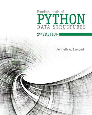 Fundamentals of Python: Data Structures