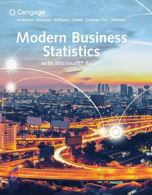 Modern Business Statistics with Microsoft Excel