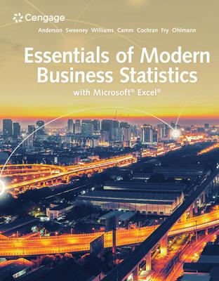 Essentials of Modern Business Statistics with Microsoft Excel