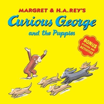 Curious George and the Puppies [With Bonus Stickers and Audio]