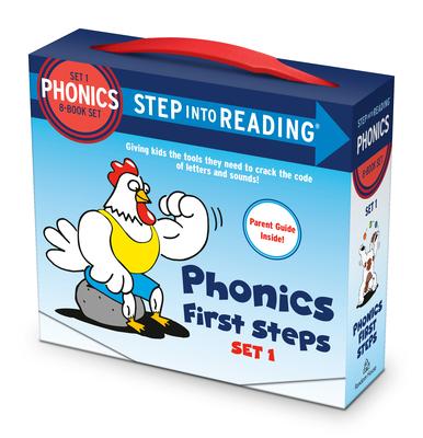 Step Into Reading Set 1 Phonics First Steps Box Set: Includes 8 Easy-To-Decode Books and Parent Guide