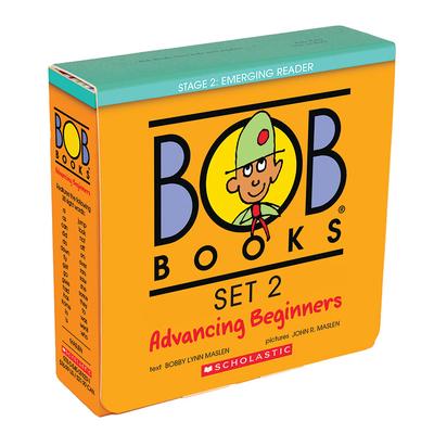 Bob Books - Advancing Beginners Box Set Phonics, Ages 4 and Up, Kindergarten (Stage 2: Emerging Reader)