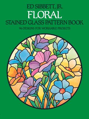 Floral Stained Glass Pattern Book