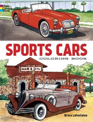 Sports Cars Coloring Book