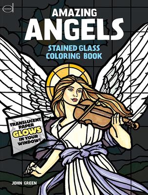 Amazing Angels Stained Glass Coloring Book Subscription
