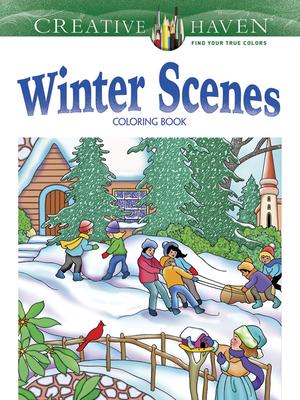 Creative Haven Winter Scenes Coloring Book