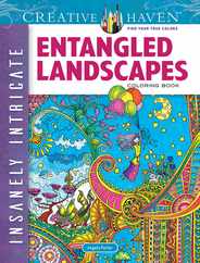Creative Haven Insanely Intricate Entangled Landscapes Coloring Book Subscription