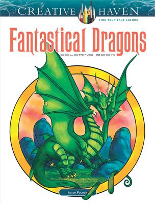 Creative Haven Fantastical Dragons Coloring Book