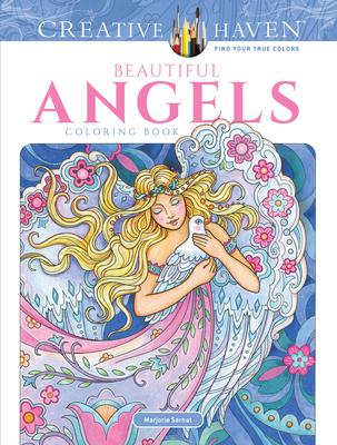 Creative Haven Beautiful Angels Coloring Book