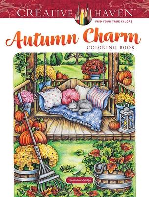 Creative Haven Autumn Charm Coloring Book