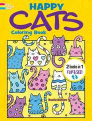 Happy Cats Coloring Book/Happy Cats Color by Number: 2 Books in 1/Flip and See! Subscription