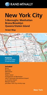 Rand McNally Folded Map: New York City 5 Boroughs Street Map