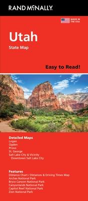 Rand McNally Easy to Read: Utah State Map