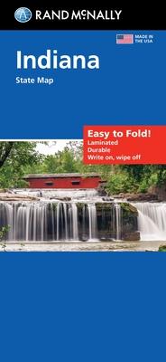 Rand McNally Easy to Fold: Indiana State Laminated Map