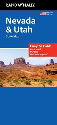 Rand McNally Easy to Fold: Nevada & Utah State Laminated Map