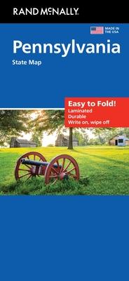 Rand McNally Easy to Fold: Pennsylvania State Laminated Map