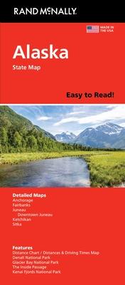 Rand McNally Easy to Read: Alaska State Map