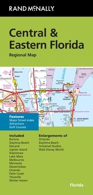 Rand McNally Folded Map: Central & Eastern Florida Regional Map