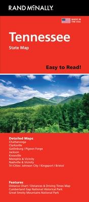 Rand McNally Easy to Read: Tennessee State Map